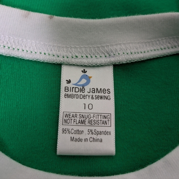 Birdie James Luke Reindeer Christmas PJ Shirt 10 - Picture 5 of 5